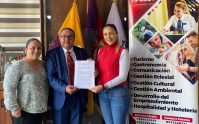Universidad UDET firma convenio con el GAD de Tumbaco