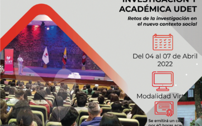 Primera Jornada Científica de Investigación Académica, Retos de la Investigación en el Nuevo Contexto Social 2022