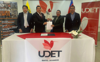Universidad UDET firmó un convenio con el SUDEM