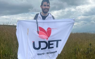 Alumno de la UDET alcanzó tres cumbres de Tumbaco en un día
